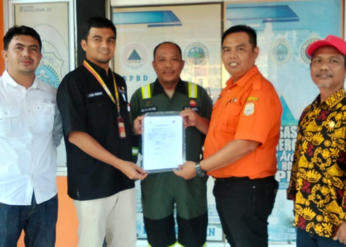 Perkuat Pasukan BPBD Tanjabtim Hadapi Karhutla, SKK Migas-PetroChina Berikan 180 Perlengkapan -Ini Rinciannya
