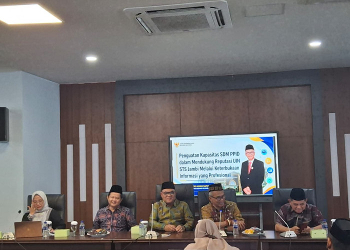 Dorong Penguatan SDM PPID, Rektor UIN STS Jambi Tergetkan Predikat Kampus Informatif