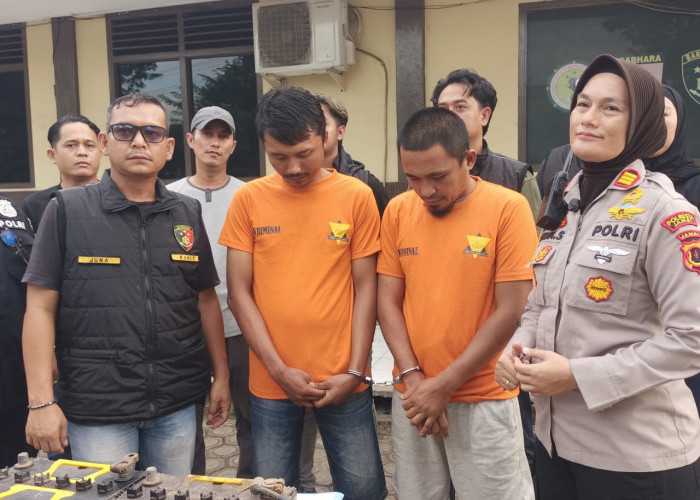 Kecanduan Sabu, Dua Petugas Parkir Curi Aki Mobil Truk 