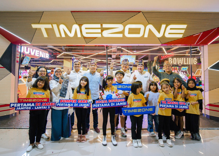 Keren! Timezone Hadir di Mall Jamtos Jambi Suguhkan 111 Mesin Permainan Modern