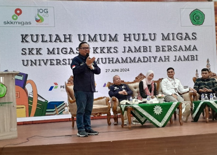 SKK Migas PetroChina dan KKKS Jambi Gelar Kuliah Umum di Universitas Muhammadiyah Jambi