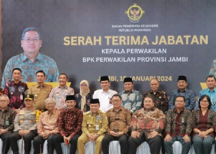 Bupati Hadiri Sertijab Kepala Perwakilan BPK RI Perwakilan Provinsi Jambi