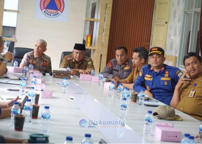 Sekda Muaro Jambi Pimpin Persiapan Apel Siaga Karhutla