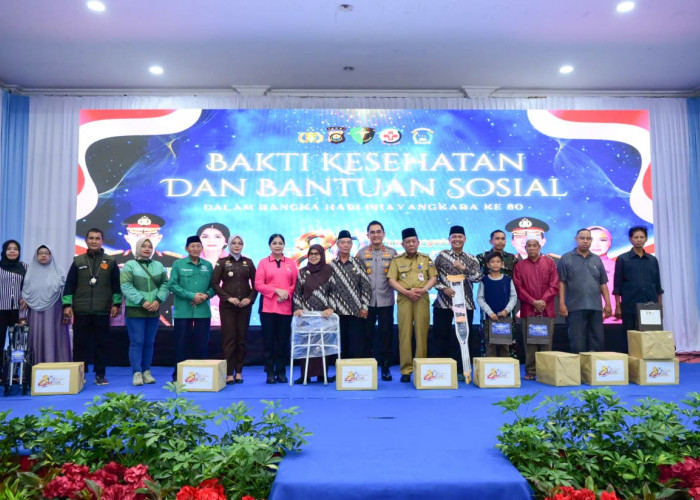 Dalam Rangka Hari Bhayangkara ke-80, Polda Jambi Gelar Bakti Kesehatan dan Bakti Sosial untuk Masyarakat