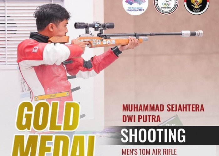 BREAKING NEWS: Indonesia Raih Medali Emas Perdana Lewat Cabor Menembak di Asian Games 2023