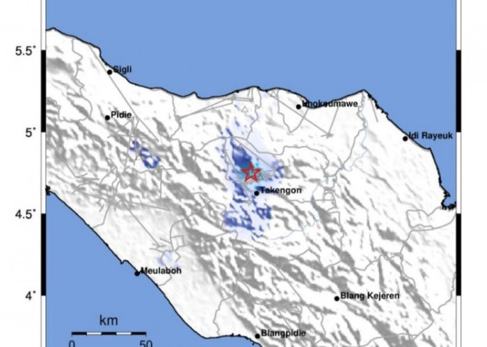 Gempa Magnitudo 2,8 Guncang Bener Meriah-Aceh 