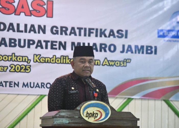  Sekda Muaro Jambi Budhi Hartono Ingatkan Bahaya Gratifikasi