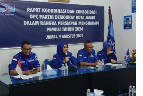 Demokrat Kota Jambi Tancap Gas, Gelar Konsolidasi Hadapi Pemilu 2024