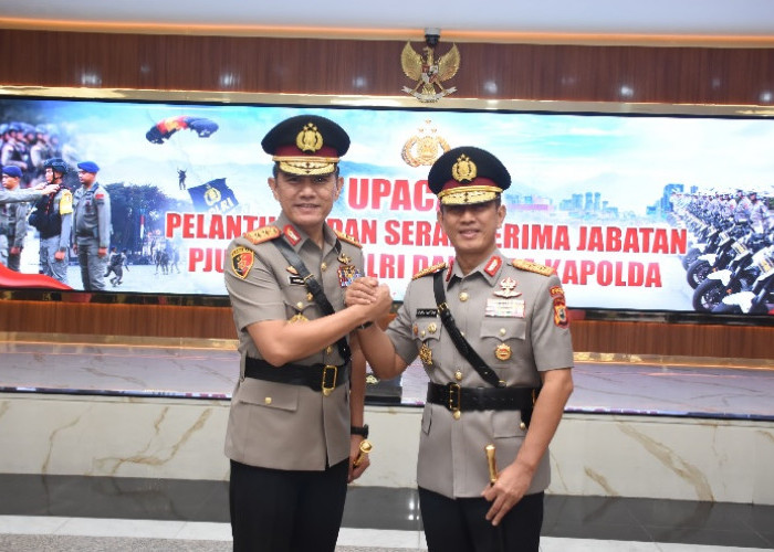 Kapolri Pimpin Sertijab Pejabat Polri,  Irjen Pol. Krisno Halomoan Siregar Resmi Jabat Kapolda Jambi