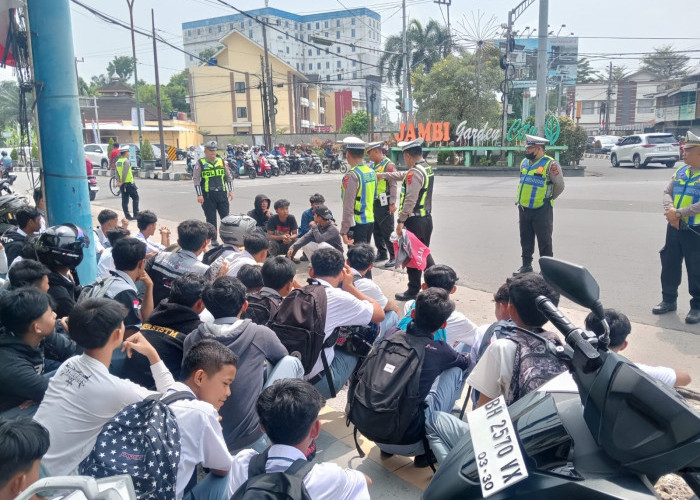 Rayakan Kemerdekaan dengan Konvoi, Puluhan Pelajar dan 33 Motor Diamankan Polisi 