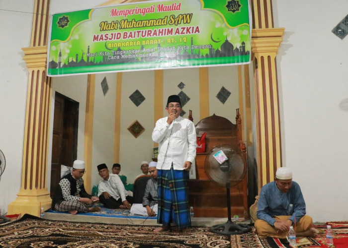 Bupati Hadiri Peringatan Maulid Nabi Muhammad SAW di Masjid Baiturrahim