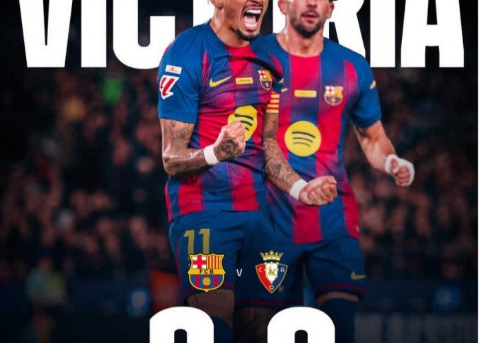 Barcelona Gebuk Osasuna 2-0, Raphinha Borong Gol