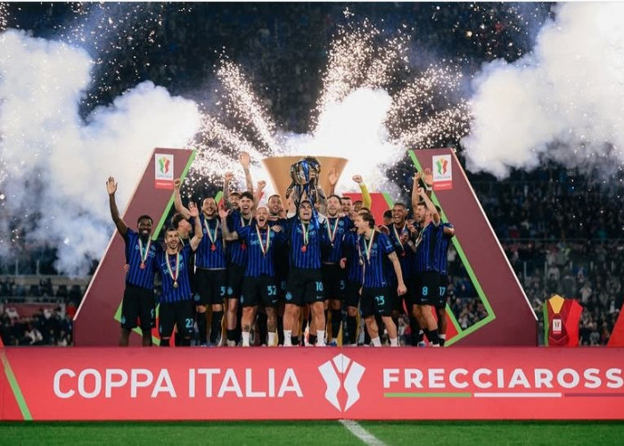 Bungkam Lazio 2-0, Inter Milan Juara Piala Italia 2025/2026