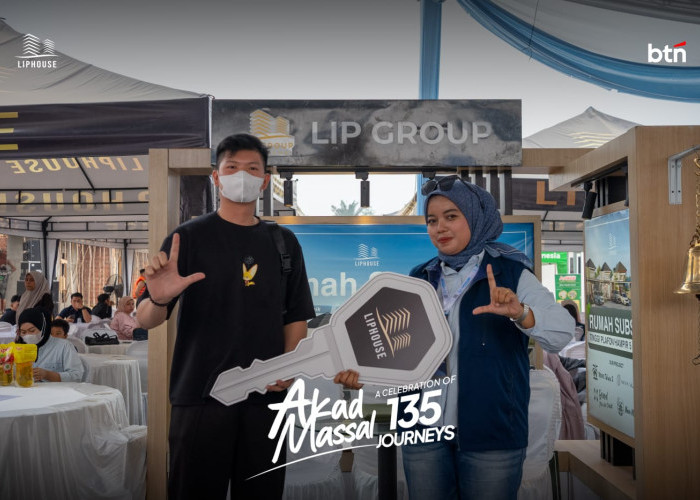 135 Keluarga Jambi Resmi Miliki Rumah dalam Akad Massal LIP House, Pengunjung Bawa Pulang TV & Sepeda Listrik