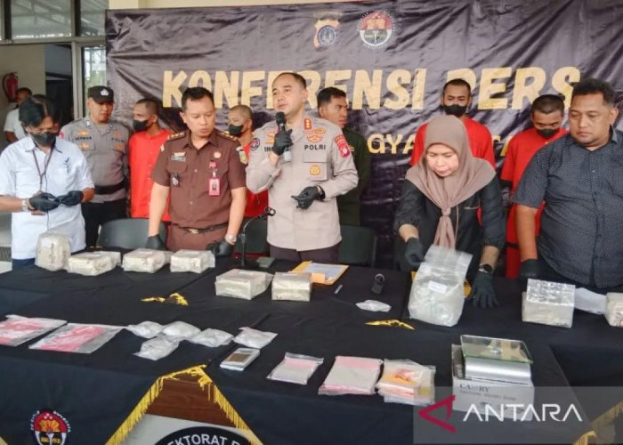 Polisi Bongkar Peredaran 10 kg Sabu Jaringan DIY-Jatim