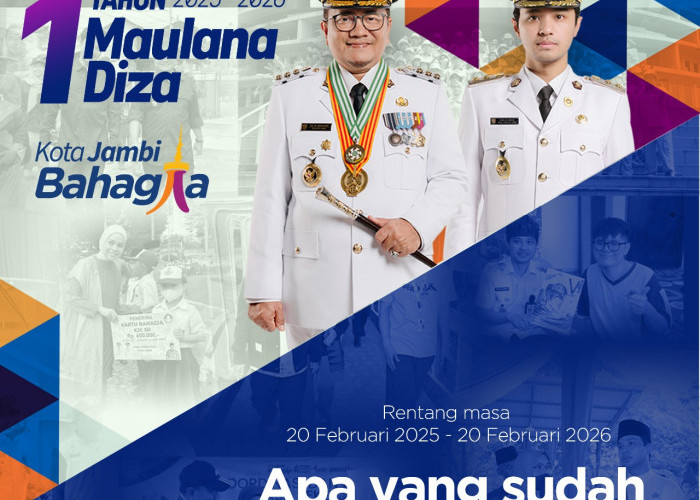 Satu Tahun Maulana–Diza! Visi BAHAGIA Diterjemahkan ke Kerja Nyata, Kota Jambi Catat 37 Penghargaan