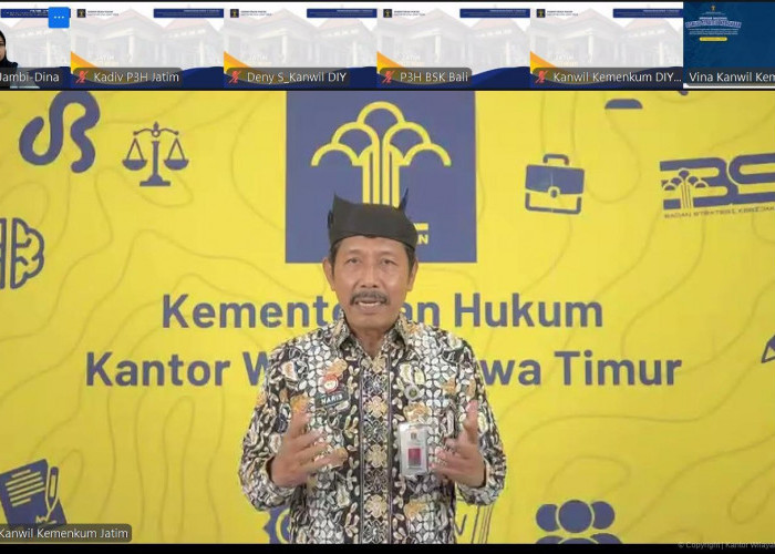 Kanwil Kemenkum Jambi Ikuti Diskusi Strategi Kebijakan Hukum 2025 tentang Peran dan Kewenangan MKN
