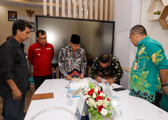 Jambi-Sumbar Sepakat Bangun Tugu Batas Lagi