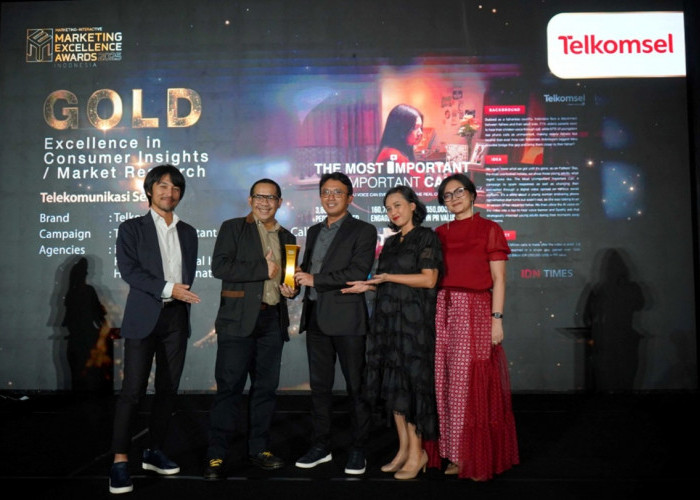 Keren! Telkomsel Raih 5 Penghargaan pada Marketing Excellence Awards 2025