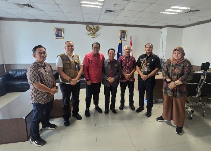 Kawal Pengajuan Dana RR ke BNPB, Anggota DPRD Muaro Jambi Usman Khalik Dampingi Kadis PUPR dan BPBD