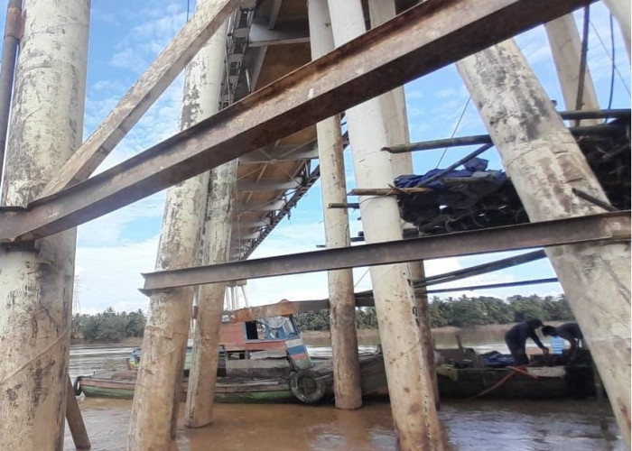 PPTB Targetkan Perbaikan Fender Jembatan Muaro Tembesi Rampung Agustus