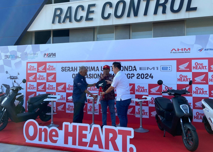 Perdana, Motor Listrik Honda Resmi Dukung MotoGP Mandalika