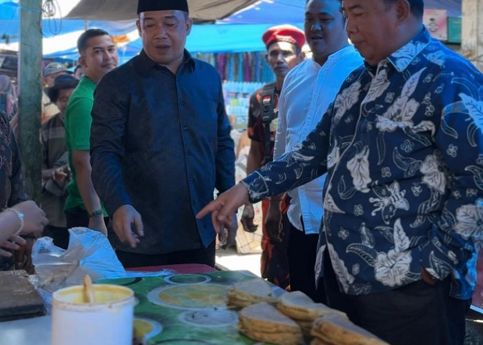 Jumiwan Aguza Datang, Pasar Dusun Danau Langsung Riuh