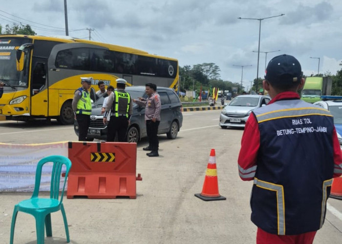 Pemudik Jalur Jambi–Palembang via Bayung Lencir Dialihkan ke Jalur Lintas Tengah