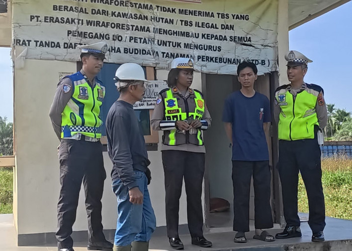 Satlantas Polres Tanjabtim Patroli Ops Ketupat 2026