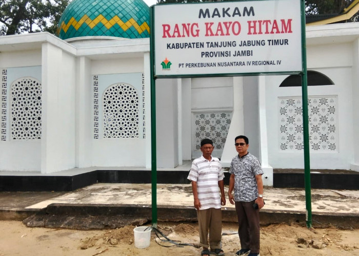 PTPN IV Regional IV Bikin Papan Nama Makam Orang Kayo Hitam 