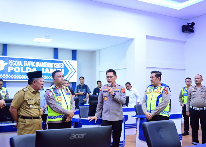 Perkuat Transformasi Digital dan Pelayanan Lalu Lintas, Polda Jambi resmikan gedung RTMC