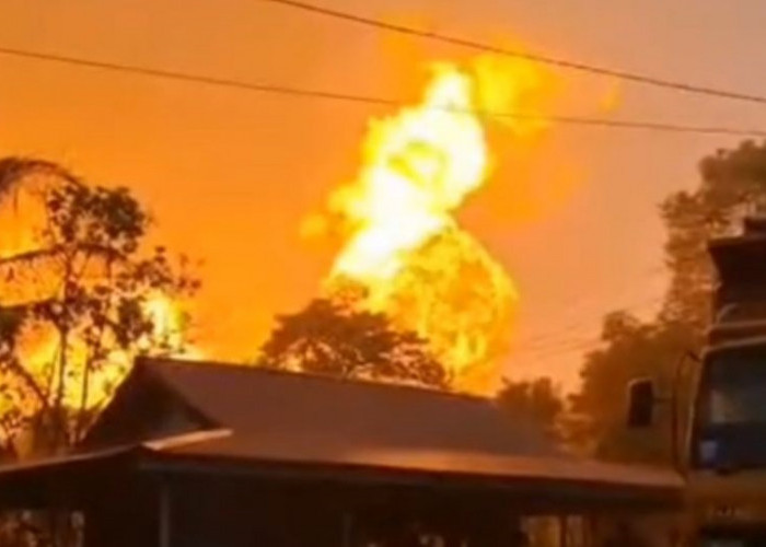 Ledakan Pipa Gas PT TGI di Indragiri Hilir, Tercatat 10 Orang Terluka