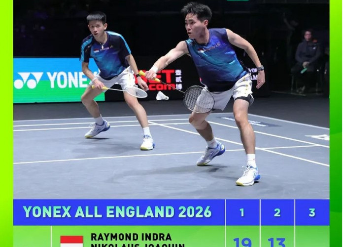 Kalah dari Wakil Korsel, Jagoan Indonesia Duet Raymond/Joaquin Terhenti di Semifinal All England 2026