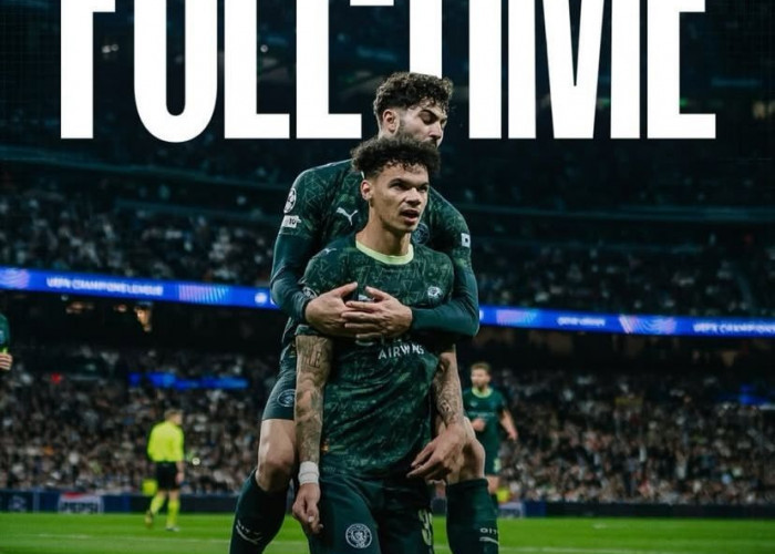 Laga di Santiago Bernabeu, Real Madrid Keok Dihajar Manchester City 2-1