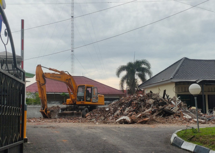 Bangunan Rumdis Wakil Gubernur Jambi Dirobohkan, Ini Kelanjutannya