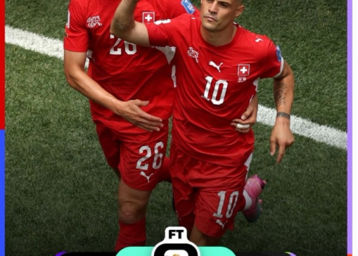 Gilas Bosnia 4-1, Swiss Rebut Puncak Klasemen Grup B Piala Dunia 2026