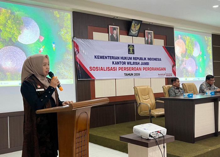 Perluas Akses Layanan Hukum, Kemenkum Jambi Gelar Sosialisasi Perseroan Perorangan dan Apostille