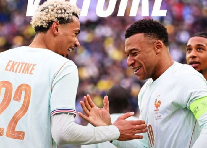 Prancis Sikat Brasil 2-1, Mbappe-Hugo Ekitike Cetak Gol