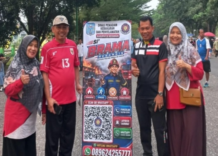 Damkar Merangin Hadirkan Layanan SiBrama di Arena CFD untuk Percepat Penanganan Darurat