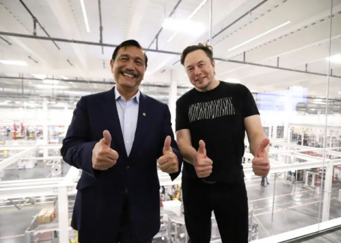 Luhut Yakin Tesla Belum Say Goodbye ke RI karena di India Elon Musk Hanya Buka Showroom Bukan Pabrik