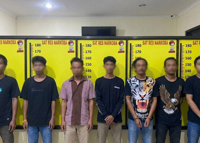 Polres Kerinci Bongkar Jaringan Narkoba, Enam Tersangka Ditangkap