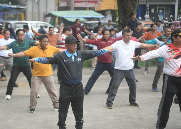 Pj Bupati Merangin: Senam, Pakai Gerak dan Lagu Merangin