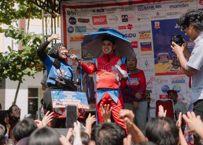 Cerita Kanori Hingga Menang Hadiah Sepeda Motor Jalan Santai HUT Trona JPM ke 22