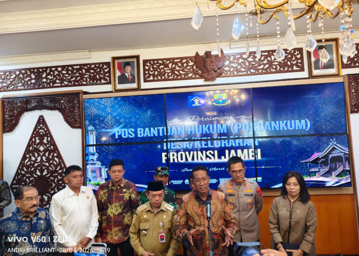 Menteri Hukum Supratman Resmikan 1.585 Posbankum Desa/Kelurahan di Provinsi Jambi