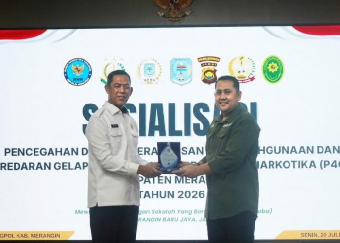 Buka Sosialisasi Bahaya Narkotika, Bupati Merangin M. Syukur Tegaskan Generasi Muda Jangan Dekati Narkoba