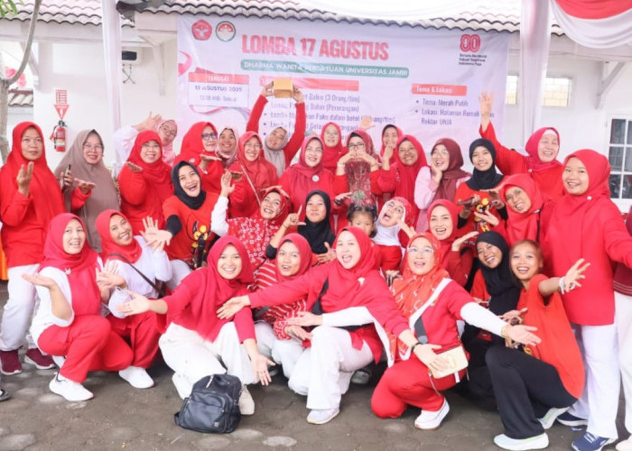 Rayakan Kemerdekaan, DWP UNJA Adakan Lomba Seru 17 Agustus