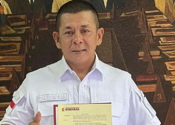 Resmi, Gerindra Tunjuk Darwandi jadi Pimpinan DPRD Bungo