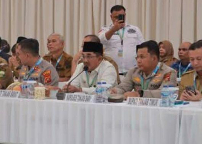 Bupati Tanjab Barat Hadiri Rakor Lintas Sektoral Dukung Ketahanan Pangan Nasional di Polda Jambi