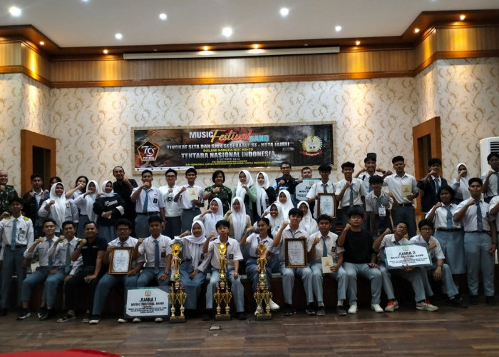 Korem 042/Gapu Gelar Lomba Festival Band Dalam Rangka Memeriahkan HUT Ke-79 TNI