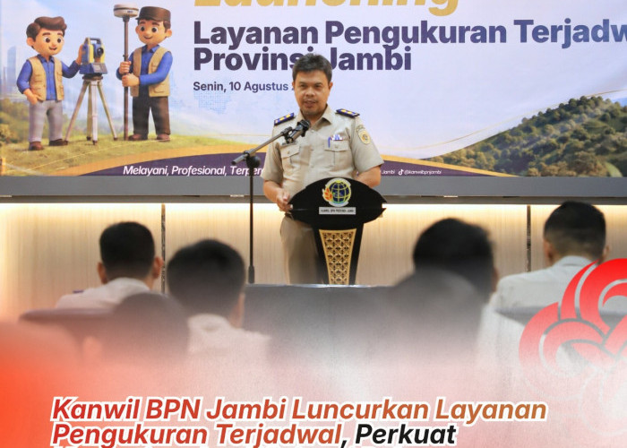 Kanwil BPN Jambi Luncurkan Layanan Pengukuran Terjadwal, Perkuat Kepastian dan Efisiensi Pelayanan